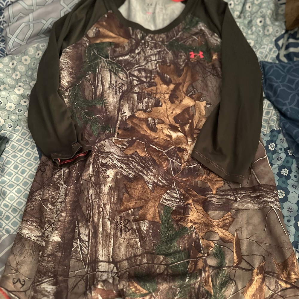 Under Armour HeatGear Fitted Shirt camo XL